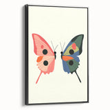 Colorful Butterfly Nursery Wall Art - Kids Room Art Prints
