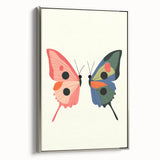 Colorful Butterfly Nursery Wall Art - Kids Room Art Prints