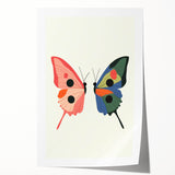 Colorful Butterfly Nursery Wall Art - Kids Room Art Prints