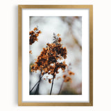 Extra large abstract art print featuring textured autumnal hues on a framed canvas, ideal for living room decor.