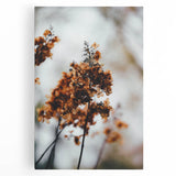 Black and white large canvas print of autumn trees, ideal for kitchen wall art.