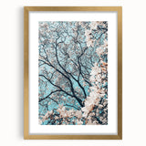 Extra large abstract art print with textured design in pastel shades, framed in gold, ideal for living room decor.