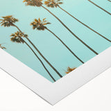 Art Deco poster of a vibrant summer scene on rolled canvas, suitable for dining room wall art.