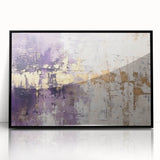 Framed abstract wall art featuring bold black strokes on a white background, showcasing modern design aesthetics. Perfect for contemporary home decor.