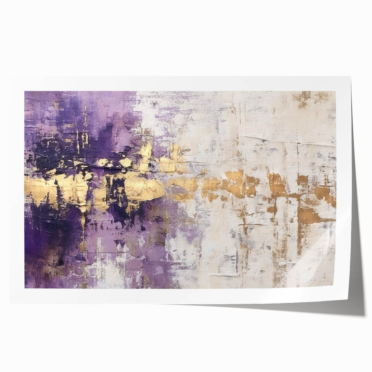Abstract wall art print featuring dynamic strokes in vibrant colors, perfect for modern decor. Ideal for enhancing living spaces with artistic flair.