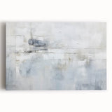 Abstract canvas wall art featuring vibrant strokes in blue, orange, and green colors, showcasing a modern artistic design ideal for contemporary home decor. Perfect for adding a pop of color to living spaces, this stretched canvas art piece enhances any room's aesthetic with its bold patterns and textures.