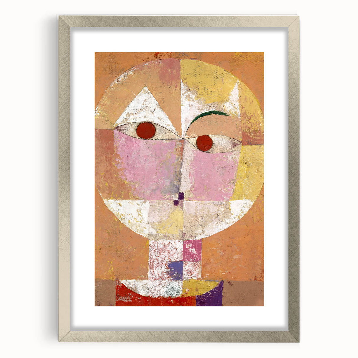 Modern Wall Art: Senecio Portrait - Abstract Modern Art Print