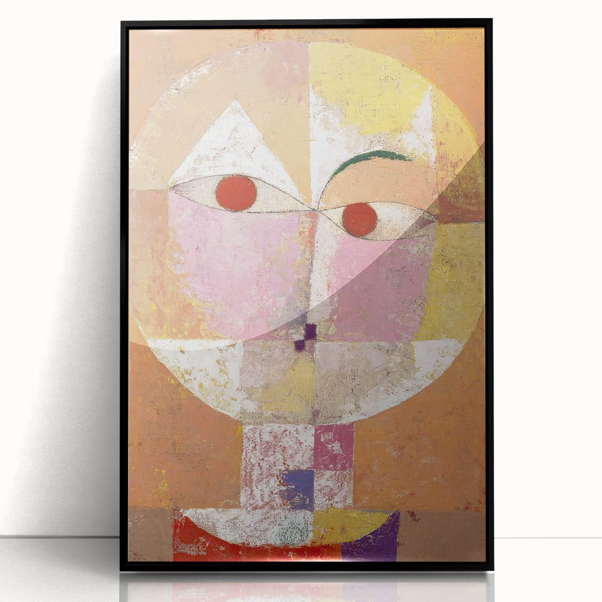 Modern Wall Art: Senecio Portrait - Abstract Modern Art Print
