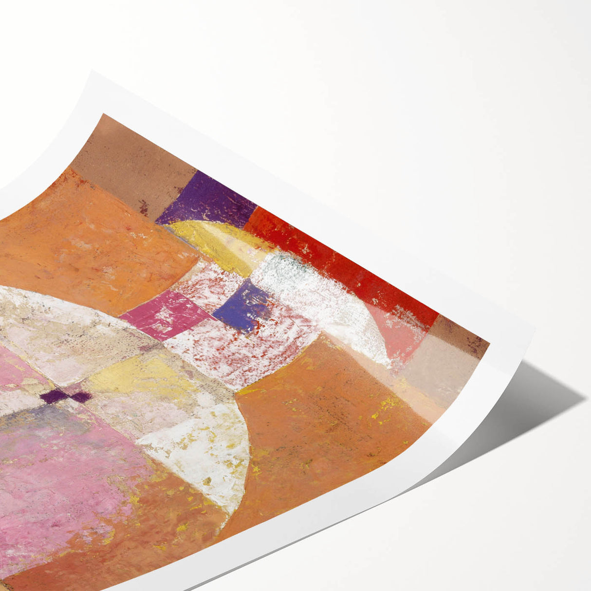Modern Wall Art: Senecio Portrait - Abstract Modern Art Print