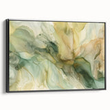 Framed wall art featuring abstract strokes in black and white, showcasing a modern design with textured details, perfect for contemporary home decor.