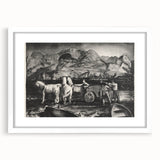Modern Wall Art: The Sand Team by George Wesley Bellows