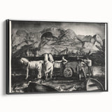 Modern Wall Art: The Sand Team by George Wesley Bellows