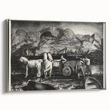 Modern Wall Art: The Sand Team by George Wesley Bellows