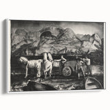 Modern Wall Art: The Sand Team by George Wesley Bellows