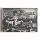 Modern Wall Art: The Sand Team by George Wesley Bellows