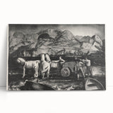 Modern Wall Art: The Sand Team by George Wesley Bellows