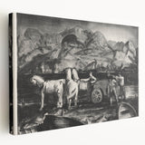 Modern Wall Art: The Sand Team by George Wesley Bellows