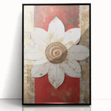 Framed abstract wall art featuring bold black strokes on a textured background, adding a modern touch to home decor. Ideal for minimalist or contemporary spaces.