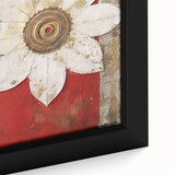 Close-up of framed abstract strokes wall art in vibrant colors, showcasing bold brushstrokes and textures, perfect for modern home decor accents.