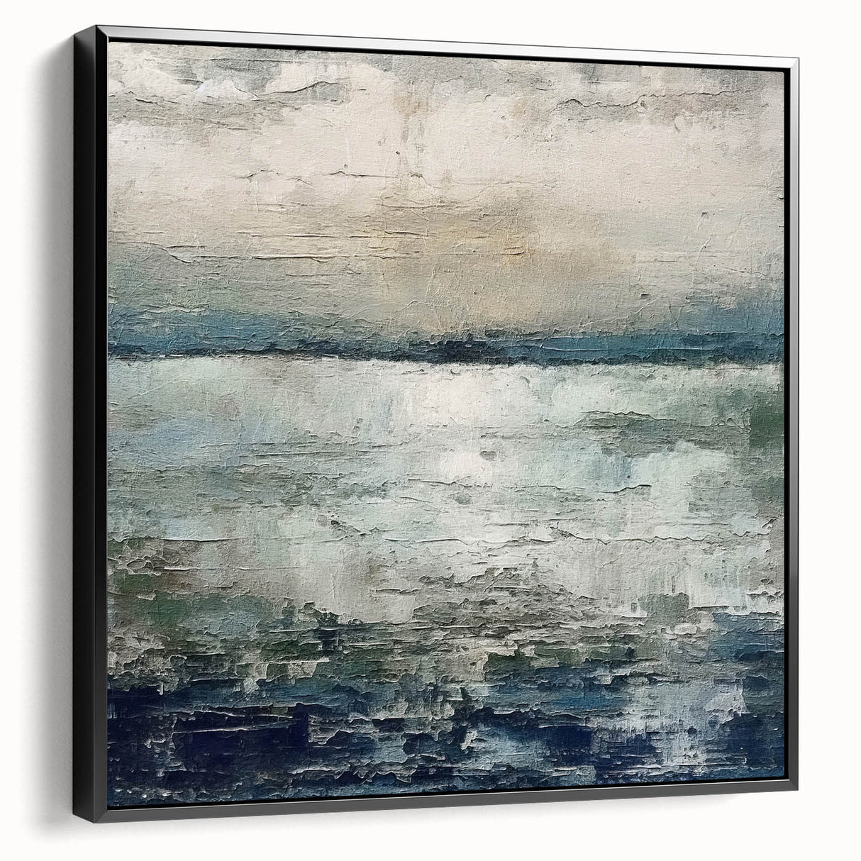 Framed abstract strokes wall art in black and white, showcasing dynamic brushwork and a modern design, perfect for contemporary home decor.