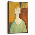 Modern Wall Art: Girl in Green Blouse - Contemporary Art Print