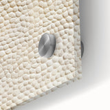 Close-up of abstract strokes wall art printed on acrylic glass, showcasing vibrant colors and intricate details, perfect for modern decor enhancement.