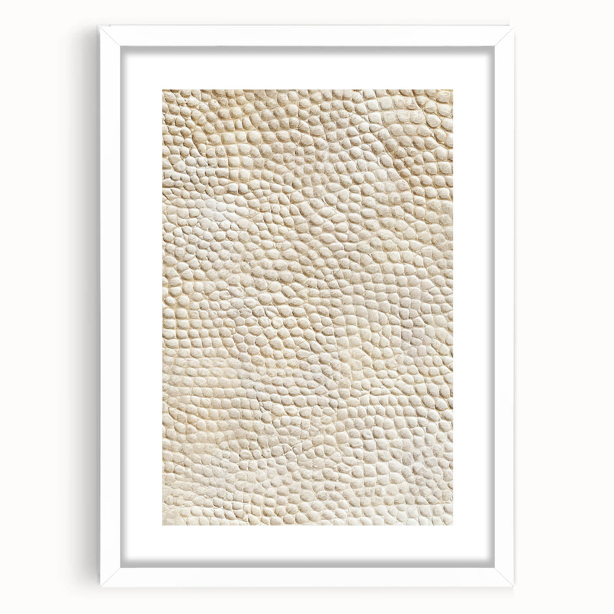 Abstract strokes wall art framed with a white mat, showcasing vibrant colors and dynamic patterns, perfect for modern home decor in living spaces or offices.