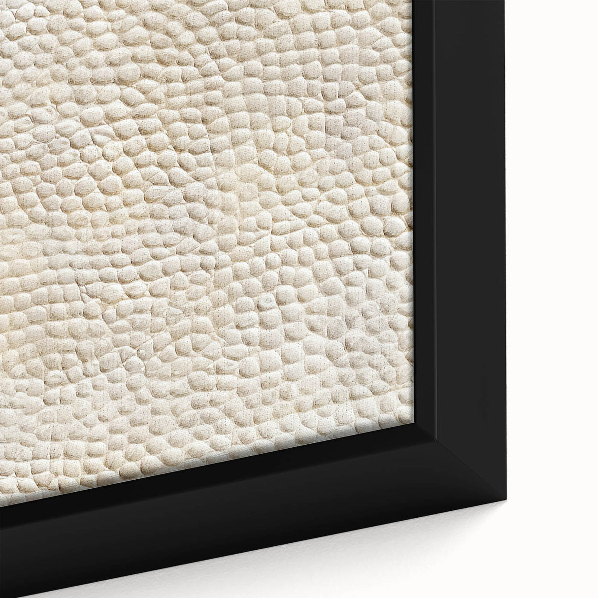 Close-up of a framed canvas wall art piece showcasing vibrant abstract strokes in bold colors, ideal for modern home decor, enhancing artistic ambiance and style.