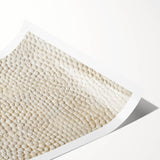 Abstract wall art print showcasing vibrant strokes in blue, yellow, and red colors, rolled neatly for easy display, perfect for modern home decor.