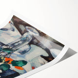 Modern Wall Art: Pink Roses in Vase - Elegant Contemporary Print