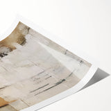 Abstract wall art print showcasing vibrant, multicolored strokes on textured canvas, ideal for modern home decor. Rolled and packaged securely for easy transport.