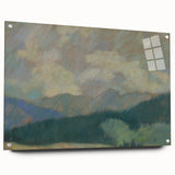 Modern Wall Art: Serene Mountain Landscape by Zolo Palugyay