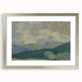 Modern Wall Art: Serene Mountain Landscape by Zolo Palugyay