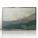 Modern Wall Art: Serene Mountain Landscape by Zolo Palugyay