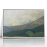 Modern Wall Art: Serene Mountain Landscape by Zolo Palugyay