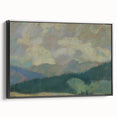 Modern Wall Art: Serene Mountain Landscape by Zolo Palugyay