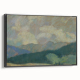 Modern Wall Art: Serene Mountain Landscape by Zolo Palugyay