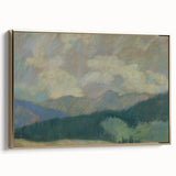 Modern Wall Art: Serene Mountain Landscape by Zolo Palugyay