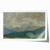 Modern Wall Art: Serene Mountain Landscape by Zolo Palugyay