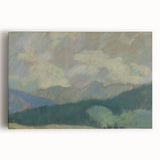 Modern Wall Art: Serene Mountain Landscape by Zolo Palugyay