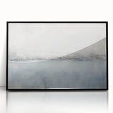 Framed abstract strokes wall art in black acrylic, showcasing dynamic brush patterns and a modern aesthetic, ideal for contemporary home decor.