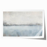 Abstract wall art print showcasing vibrant strokes in shades of blue, pink, and gold, designed to enhance modern decor. Ideal for living spaces or art collections.