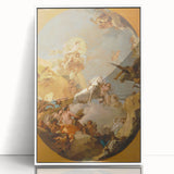 Romanticism Art: The Chariot of Aurora by Tiepolo Canvas Print