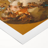Romanticism Art: The Chariot of Aurora by Tiepolo Canvas Print