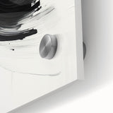 Minimalist Canvas Art for Dining Area - Black & White Abstract