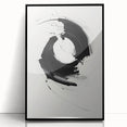 Minimalist Canvas Art for Dining Area - Black & White Abstract