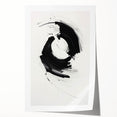 Minimalist Canvas Art for Dining Area - Black & White Abstract