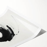 Minimalist Canvas Art for Dining Area - Black & White Abstract