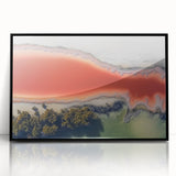 Professional Office Art – Abstract Red & Green Canvas Print