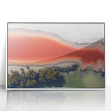 Professional Office Art – Abstract Red & Green Canvas Print